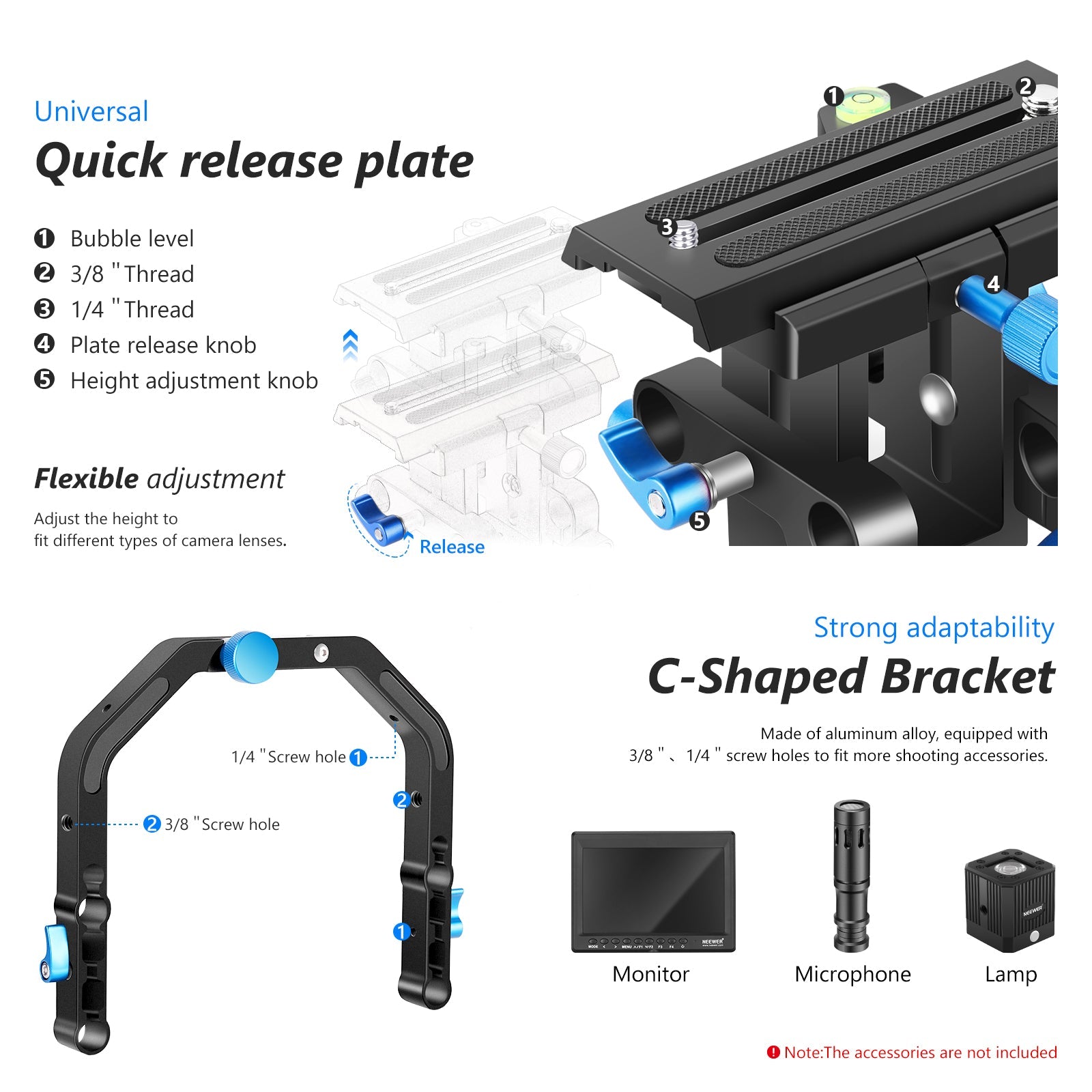 NEEWER SR101 Camera Shoulder Rig Kit