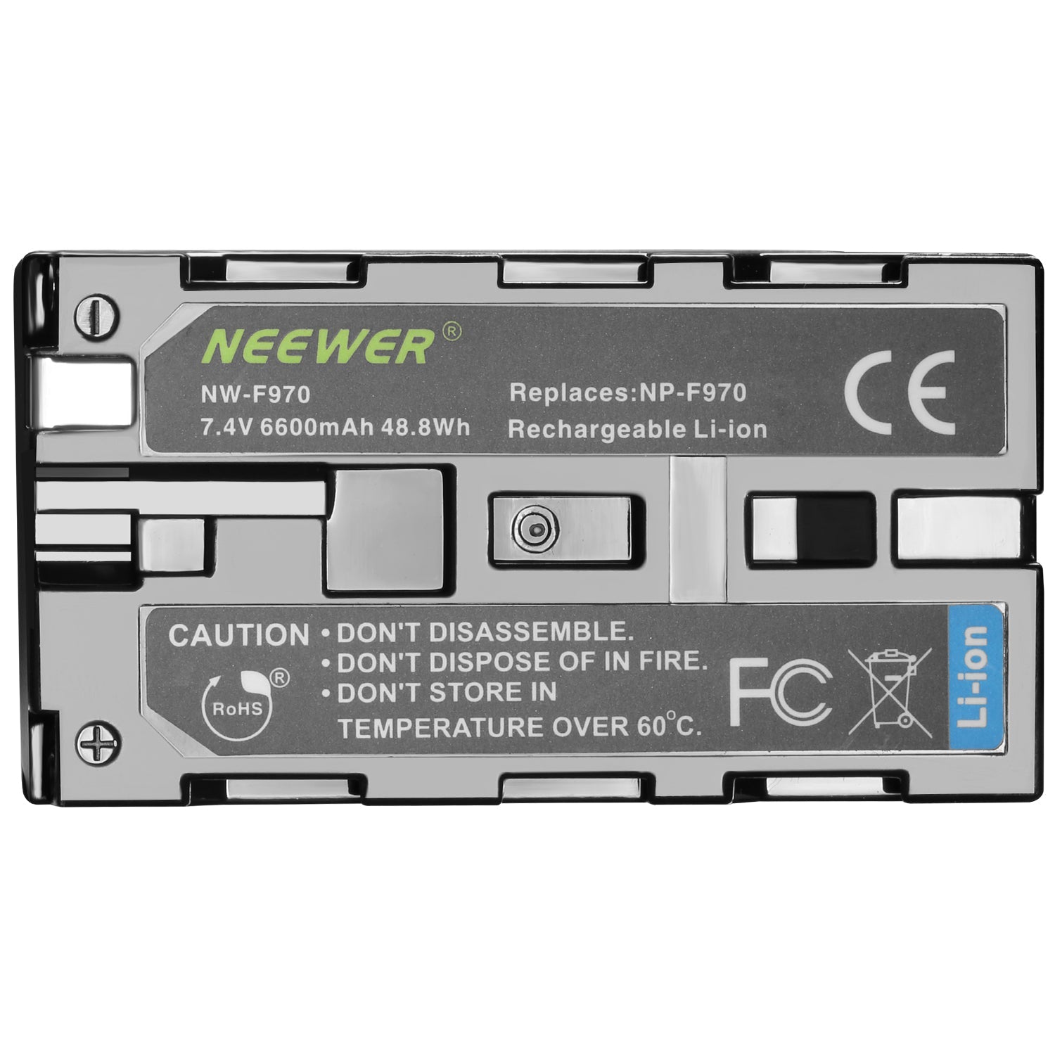 NEEWER NP-F970 6600mAh Replacement Battery for Sony