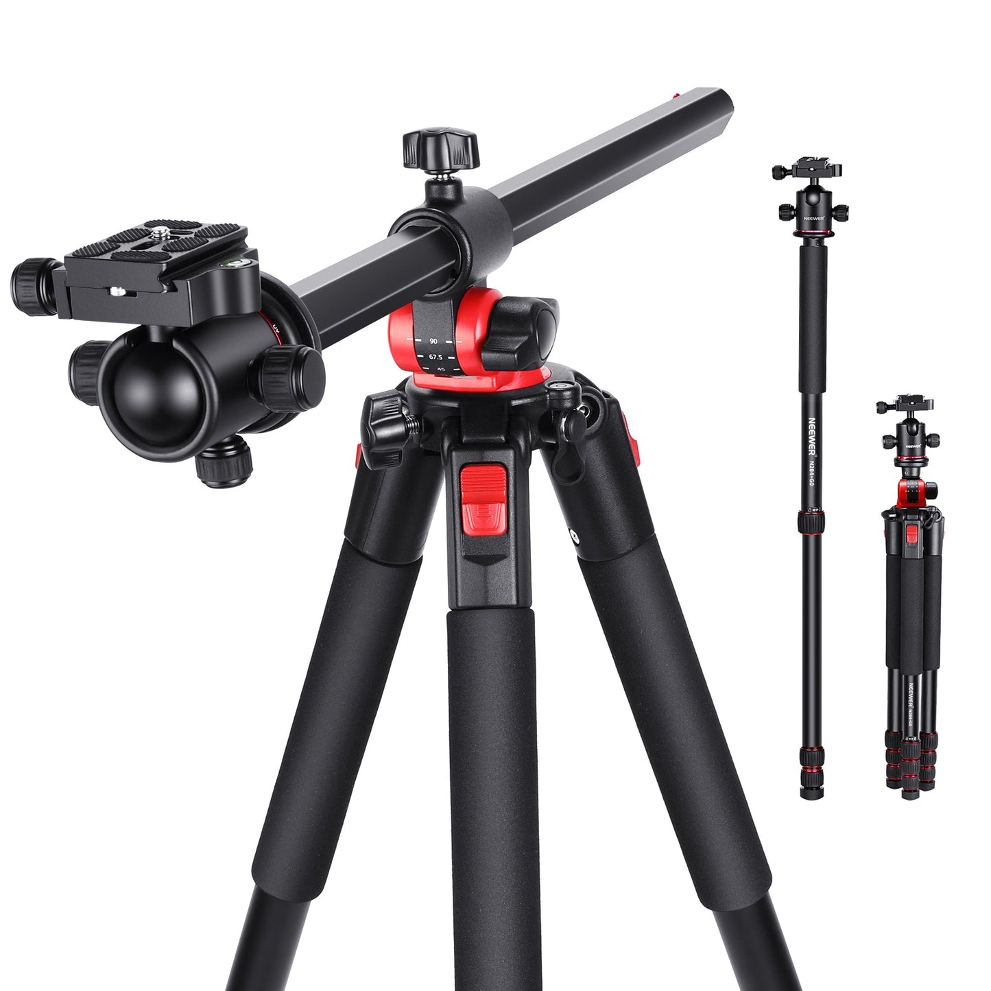 NEEWER N284L+G0 Camera Tripod Monopod