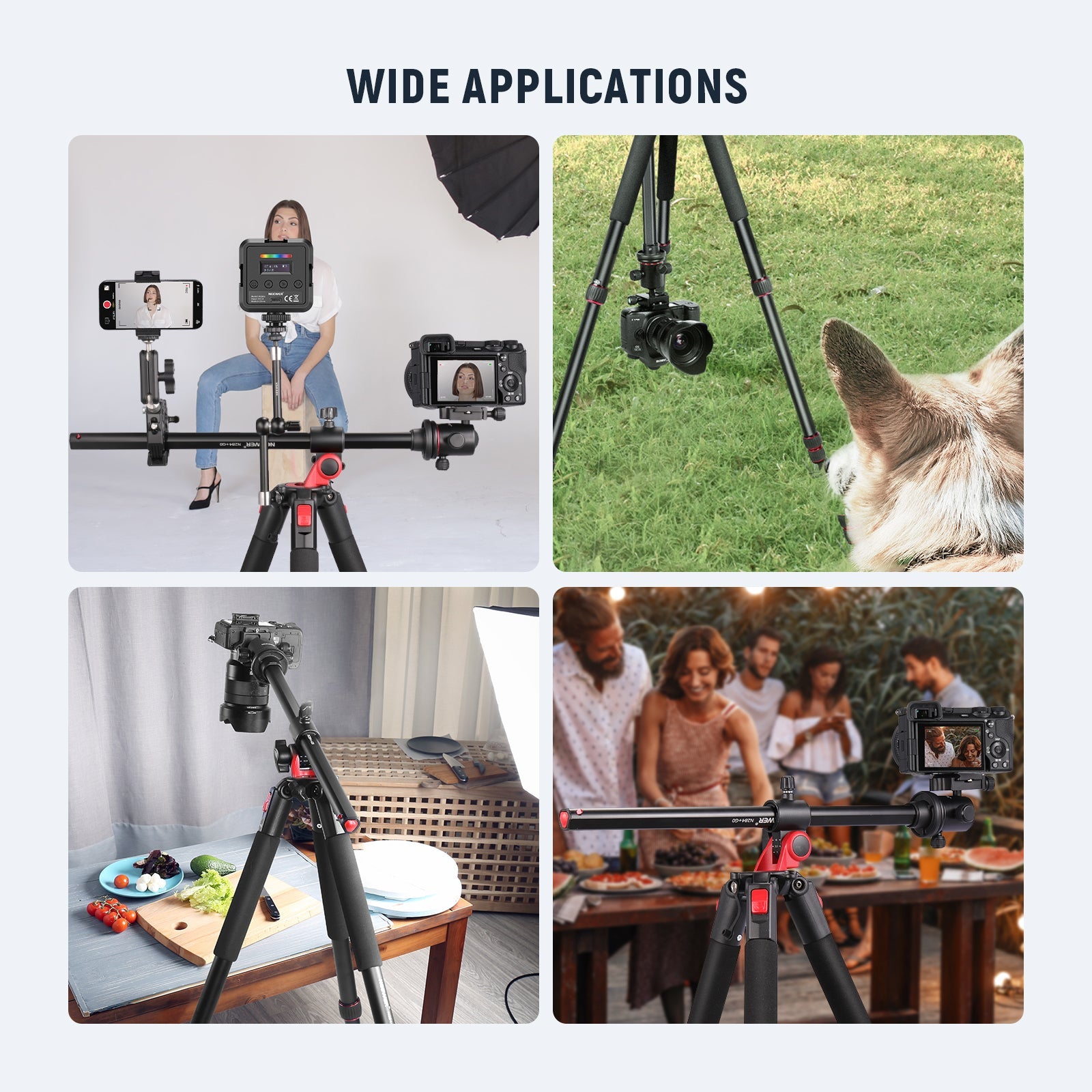 NEEWER N284L+G0 Camera Tripod Monopod