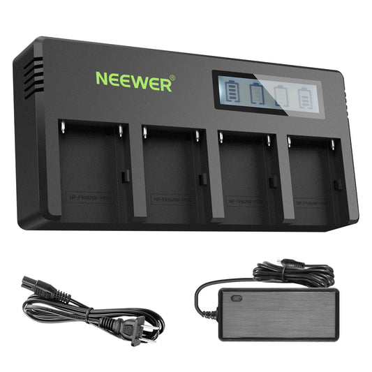 NEEWER DP-F970 4-Channel Sony NP-F Battery Charger