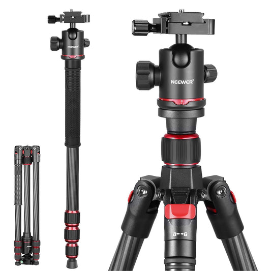 NEEWER N55C 68"/172cm Carbon Fiber Monopod Tripod