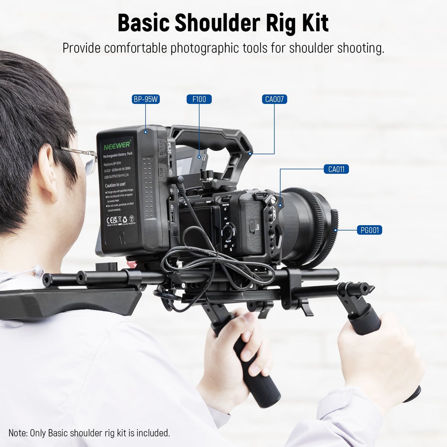 NEEWER SR004 Universal Shoulder Rig Kit