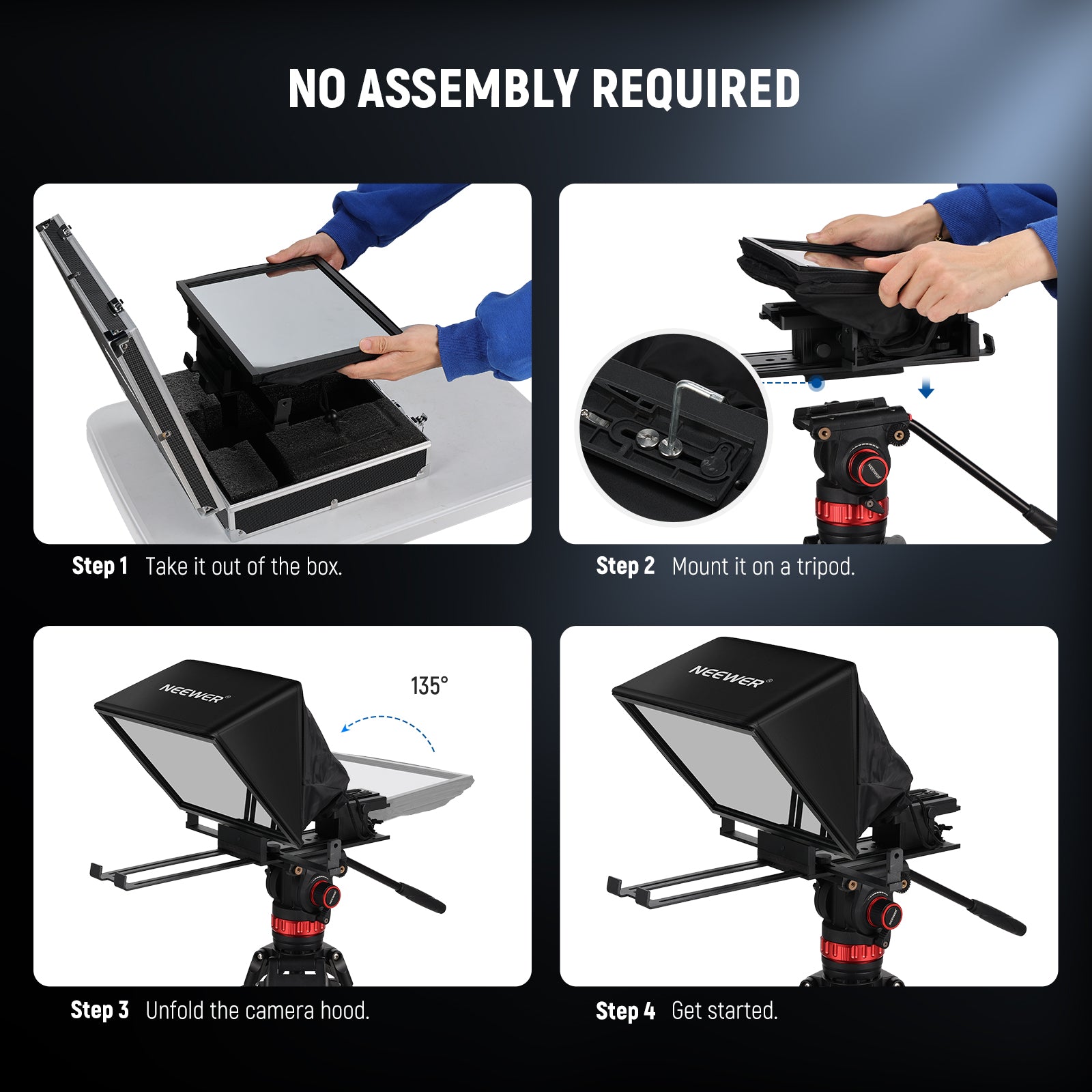 NEEWER X14 II All In One Teleprompter