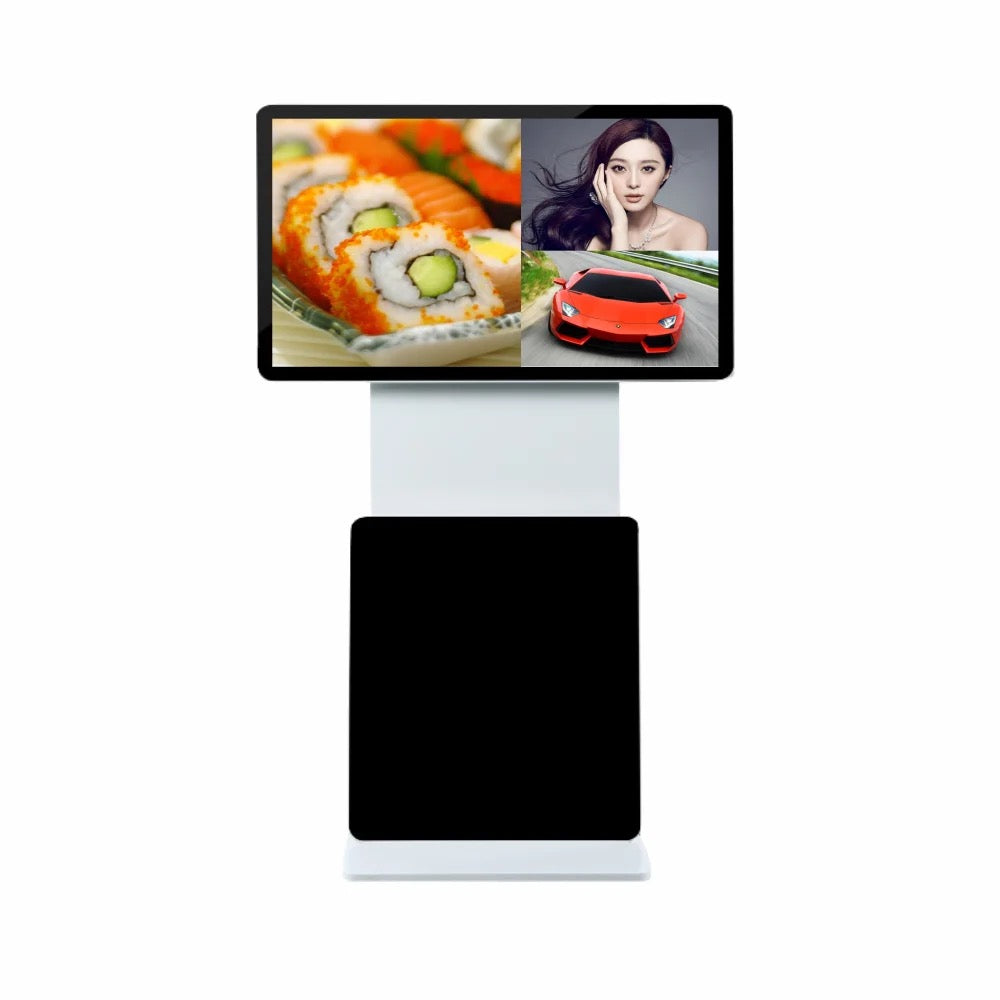 Android Vertical Factory Wholesale Touch Screen Advertising Player Floor Stand Digital Rotating Commercial Display Kiosk