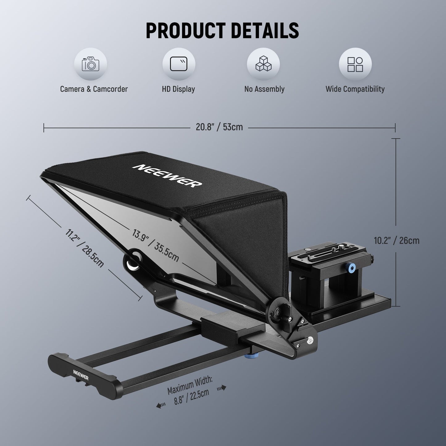 NEEWER X14 III Remote Control Teleprompter