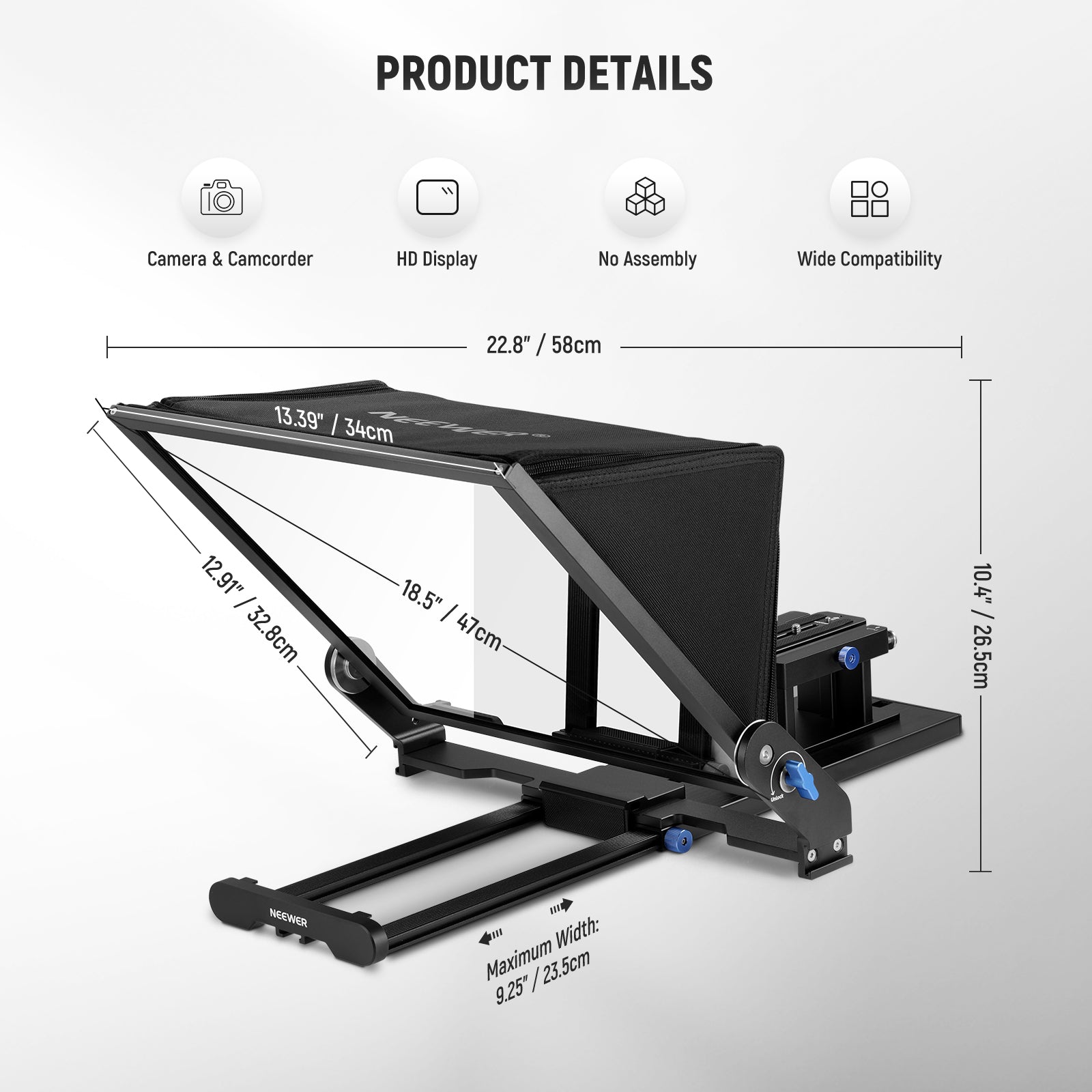 NEEWER X17 II Remote Teleprompter