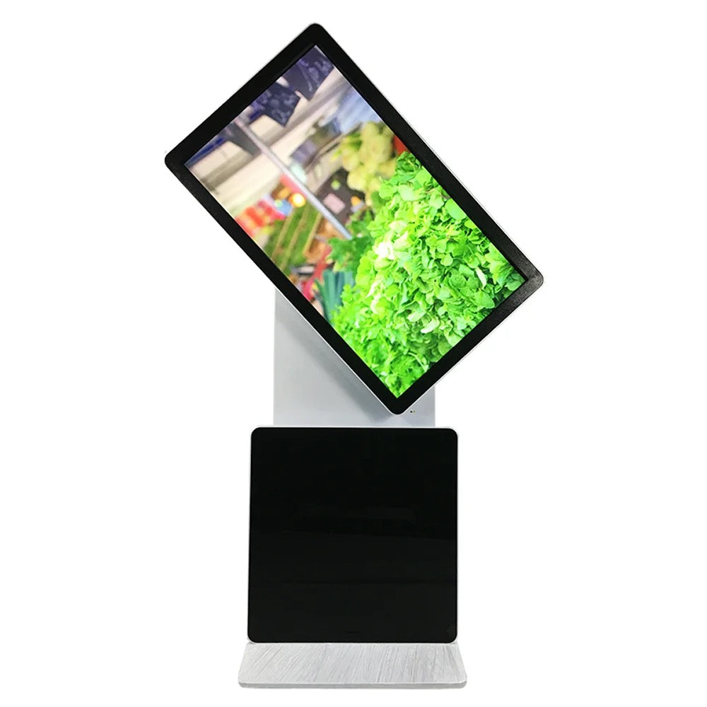 Android Vertical Factory Wholesale Touch Screen Advertising Player Floor Stand Digital Rotating Commercial Display Kiosk