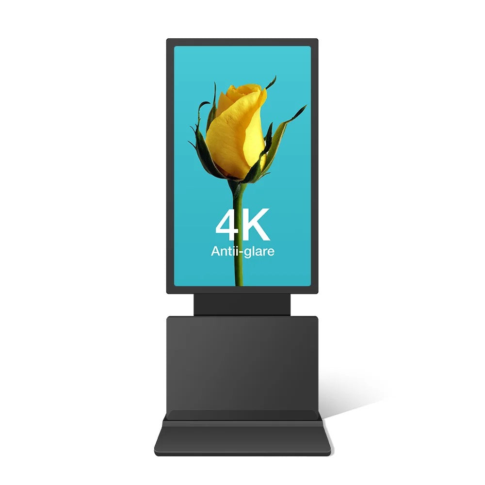 Android Vertical Factory Wholesale Touch Screen Advertising Player Floor Stand Digital Rotating Commercial Display Kiosk