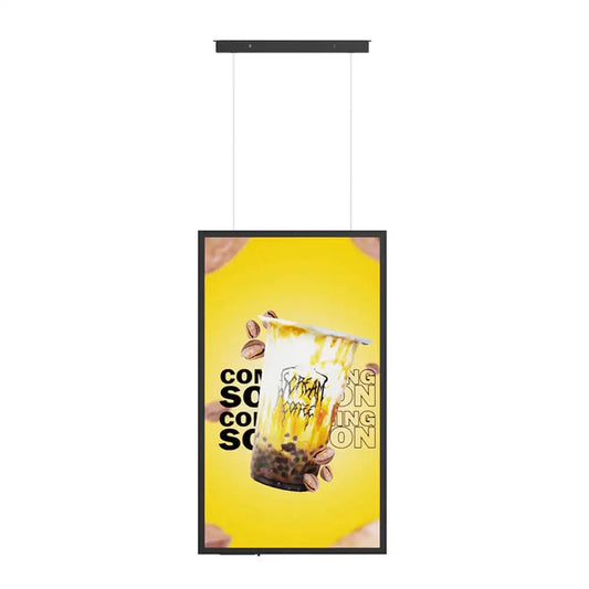 Android Hanging Double-sided Window Digital Signage Advertising Screen 55" Wall Mount AD High Brightness LCD Advertising Screen