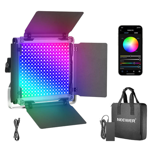 360 Degree Full Color Led Video Light Studio Professional 660 PRO RGB Led Video Light with APP Control