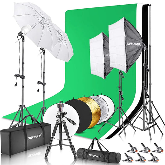 3x2.6m / 10x8.5ft Background Support System Lighting Kit