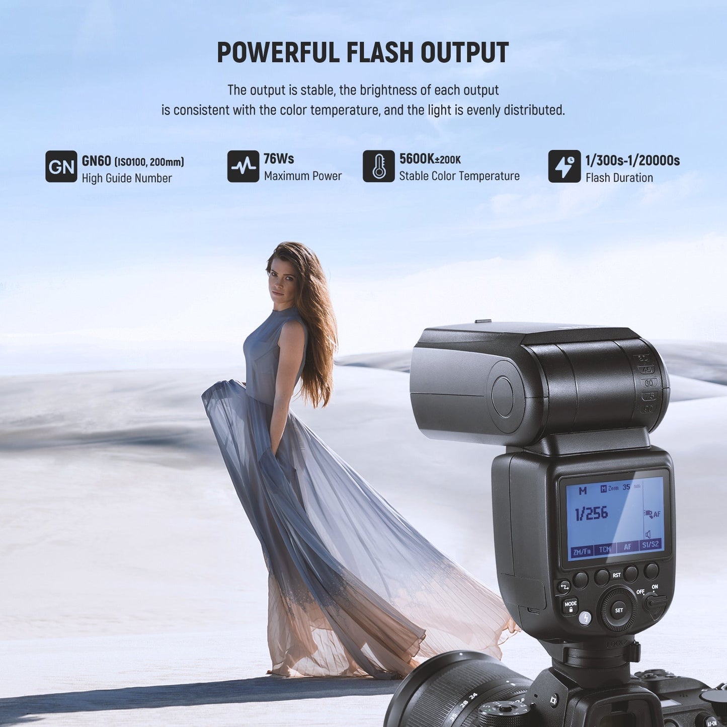 Z760-N TTL Camera Flash Speedlite Compatible with for Nikon DSLR Digital Camera Flash Lights