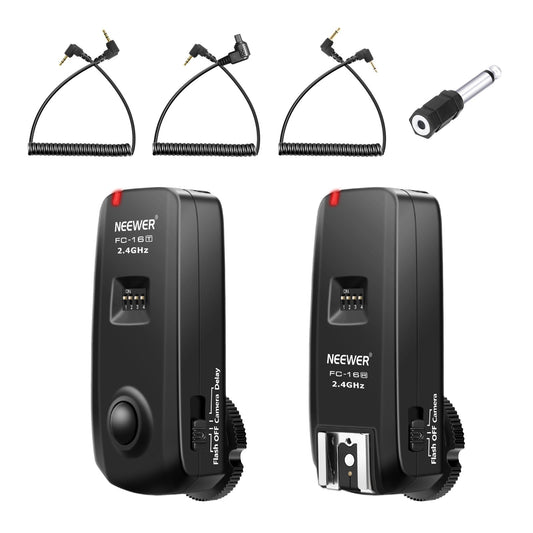 FC-16 Multi-Channel 2.4GHz 3 in 1 Wireless Flash/Flash Trigger with Remote Shutter for D7100 D7000 D5100 D5000