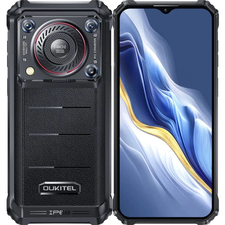 Oukitel WP36 Rugged Smartphone 10600mAh Big Battery 6.52 Inch LCD Display 120Hz 13MP Android NFC Fingerprint LTE GSM CDMA