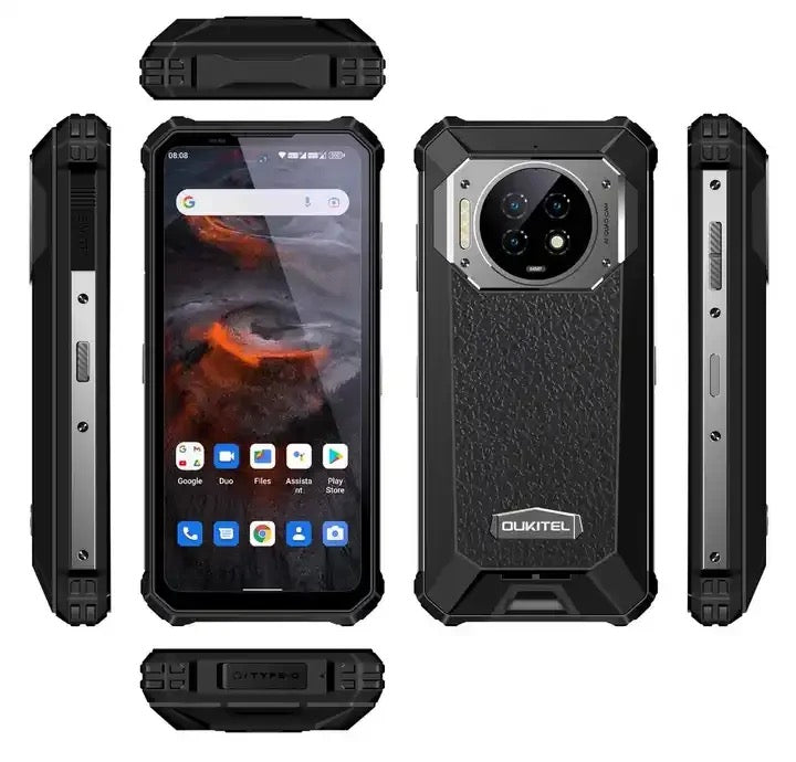 Big Battery Oukitel Wp19 Rugged Smartphone 21000mah 8g +256g Mobile Phone Night Vision 64m Camera 90hz Helio G95 Cell Phone