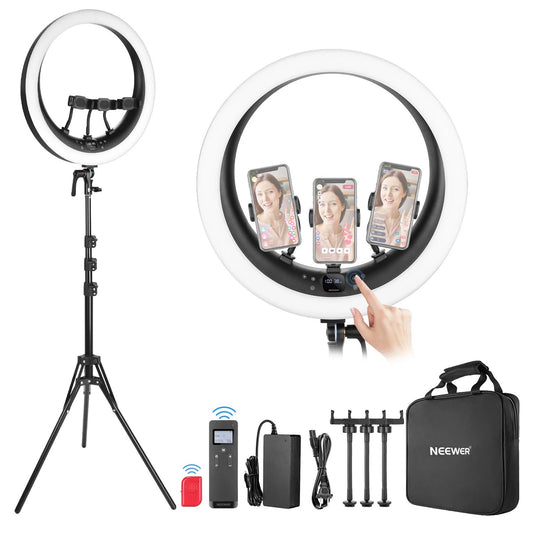 Professional Photographic Lighting Selfie Led Ring Light Live Equipment Ring Fill Light Lamp With Tripod Stand