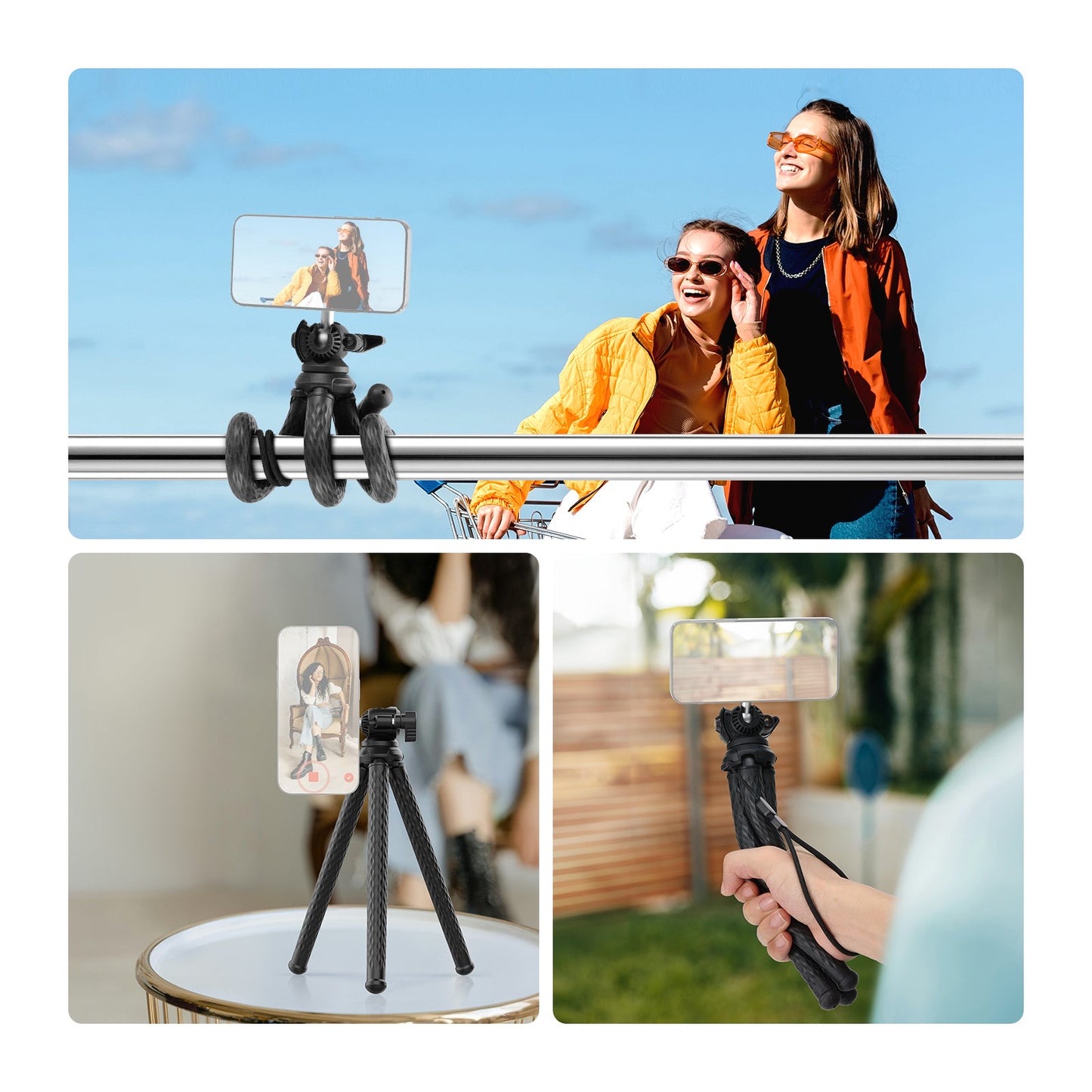 portable Phone Mini Tripod Flexible Camera Tripod Stand for Mobile Phone Holder Tripods digital Camera