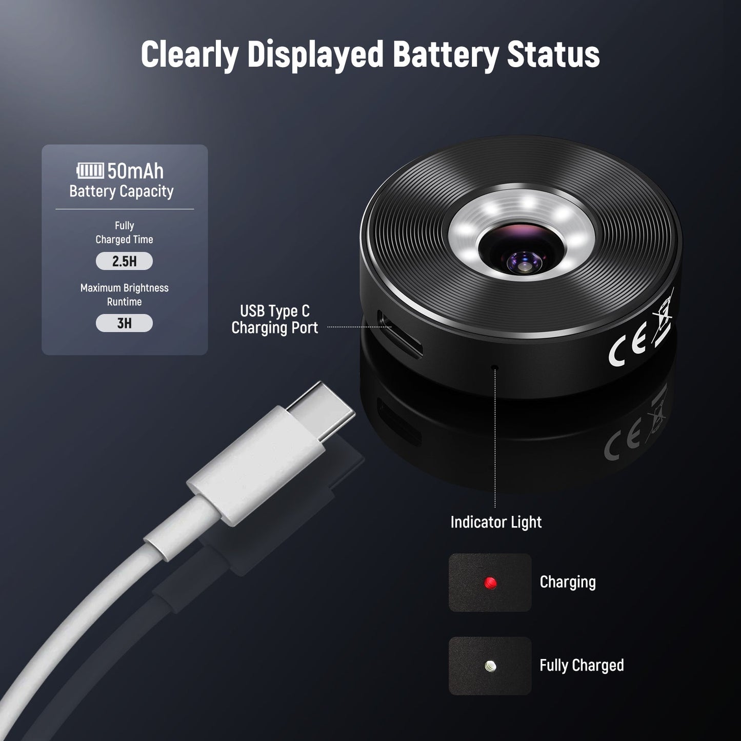 Mobile Phone Camera Lens 50mA Battery Rechargeable Close Up Zoom Lens NEEWER 45X Phone Microscope for 17mm Thread Lens Backplane