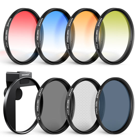 55mm Professional UV CPL Fld Lens Filter+ND Neutral Density Filter (ND2/ND4/ND8) for A37 A55 A57 A65 A77 A100